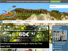 Tablet Screenshot of profondeville.be
